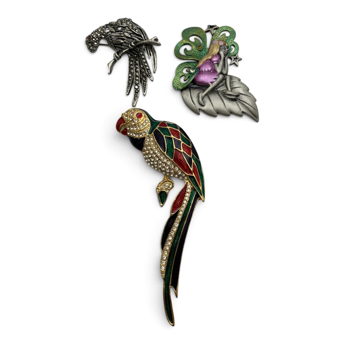 3 Vintage Fashion Brooches (1 of 3)