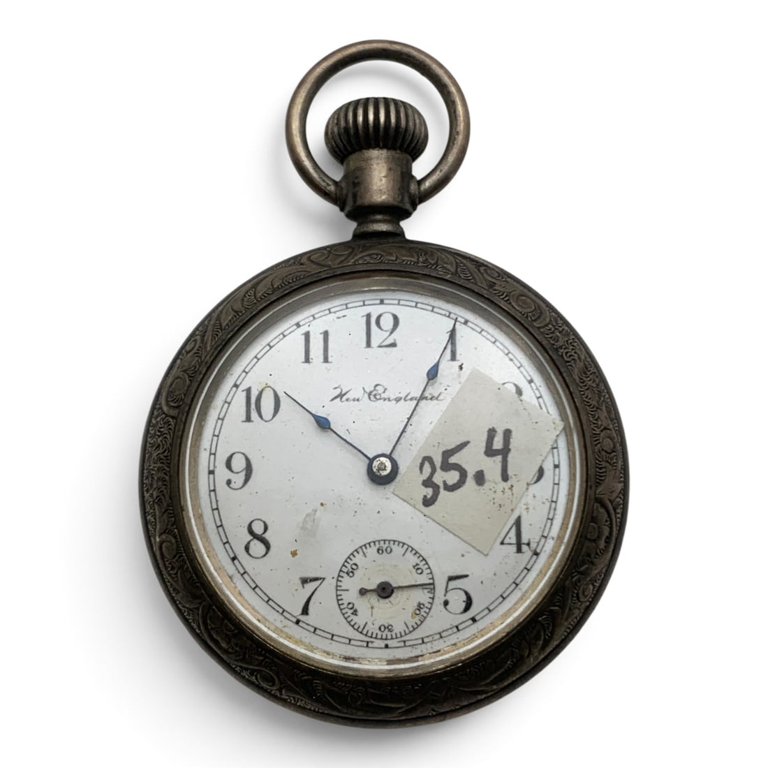 Vintage New England Sterling Case Pocket Watch (1 of 5)