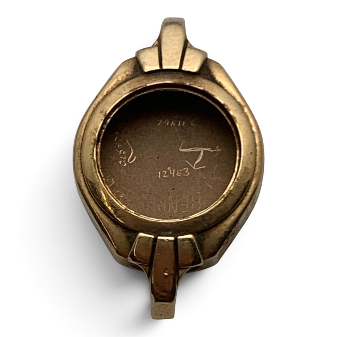 Vintage 10k Yellow Gold Watch Case: Vintage 10k Yellow Gold Woman's Watch Case Tests 10k - 1 1/8" Long - 2.2 Dwt