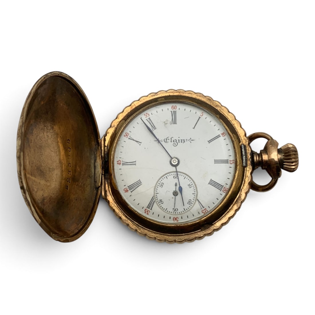 Vintage Elgin 14k Yellow Gold Pocket Watch (1 of 8)