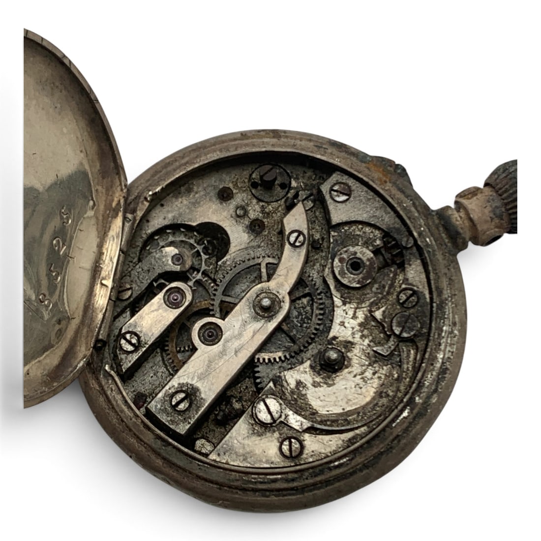 Vintage Silver Pocket Watch - 5