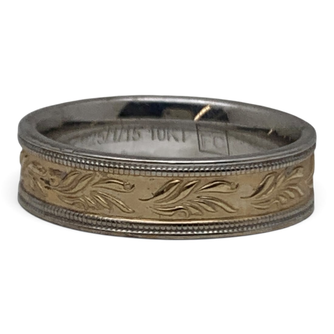 Sterling & 10k Yellow Gold Ring (1 of 2)