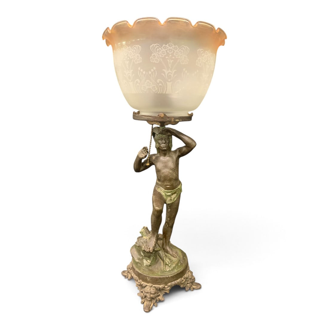 Antique Figural Table Lamp - 2