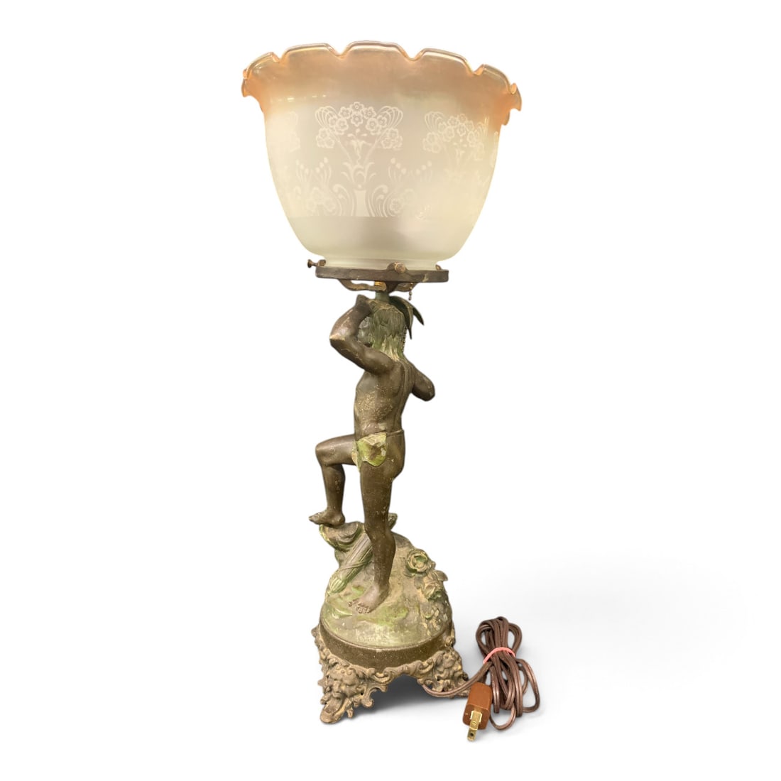 Antique Figural Table Lamp - 3
