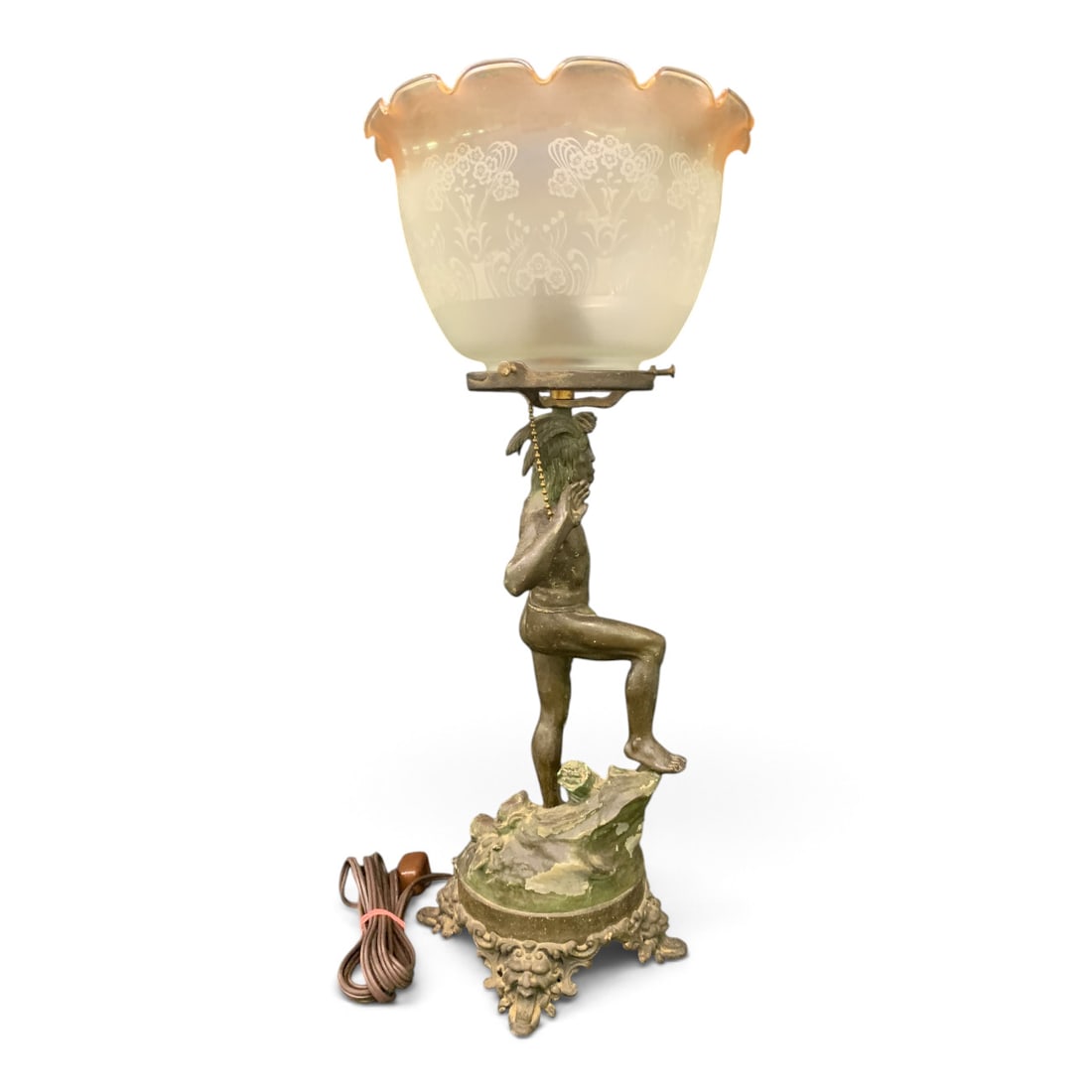 Antique Figural Table Lamp - 5