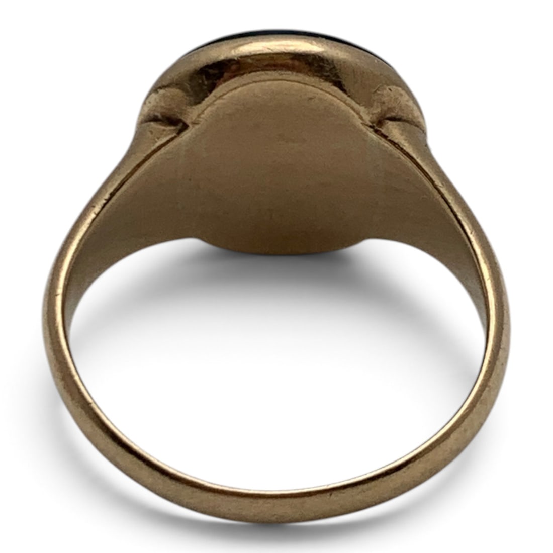 14k Yellow & Green Stone Ring - 2