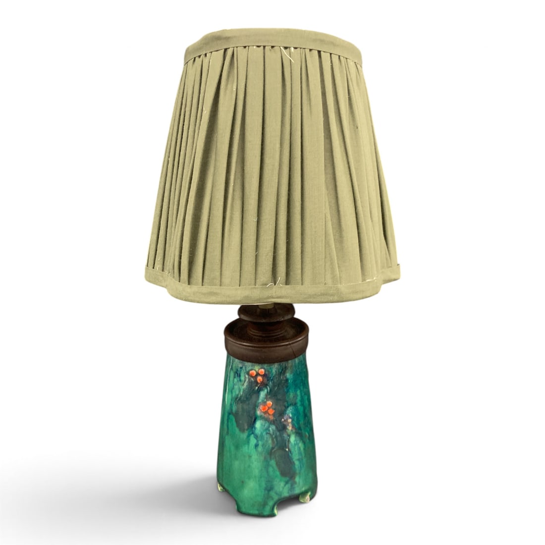 Green Ceramic Table Lamp - 2