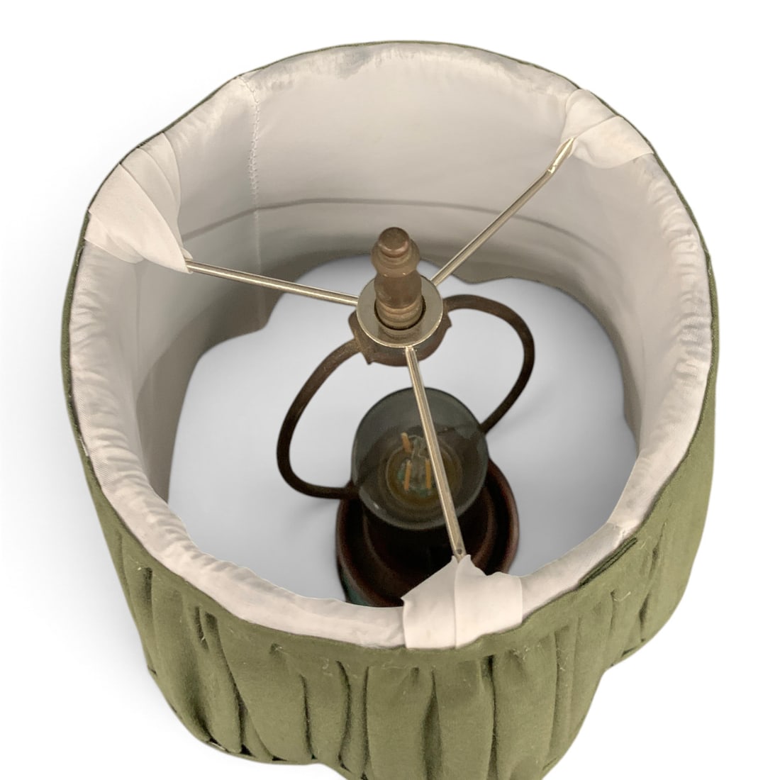 Green Ceramic Table Lamp - 7