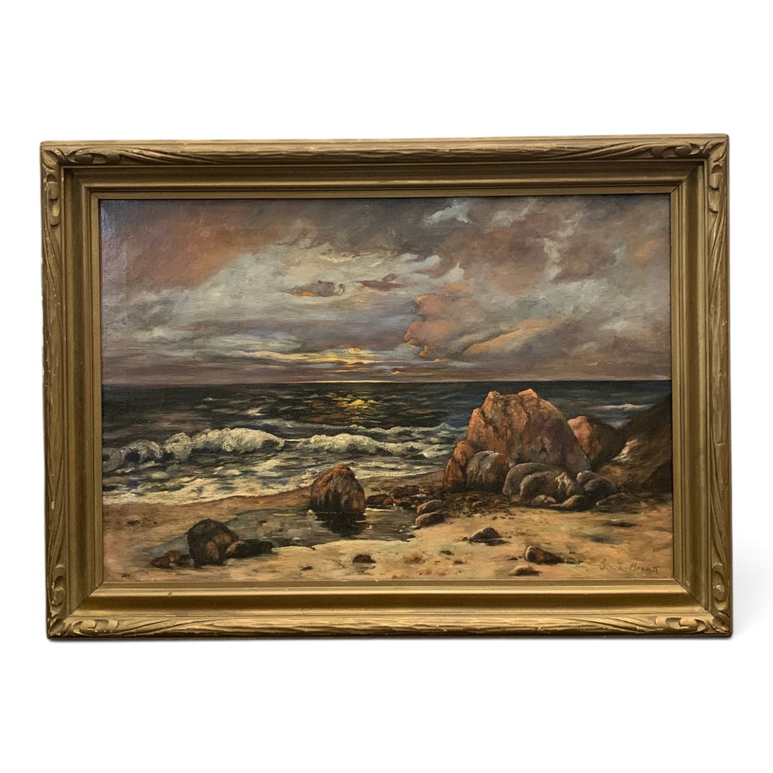 Signed Oil On Canvas - 3