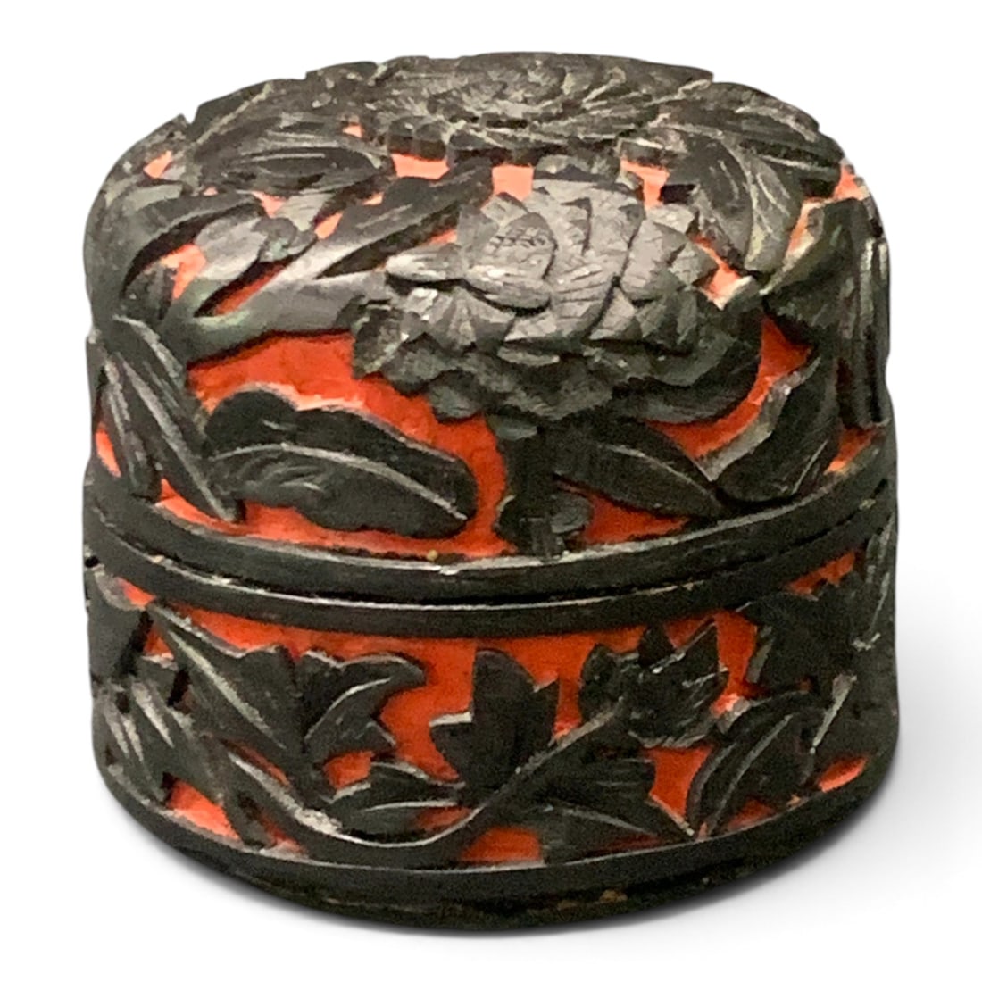 Vintage Chinese Carved Lidded Container (1 of 4)