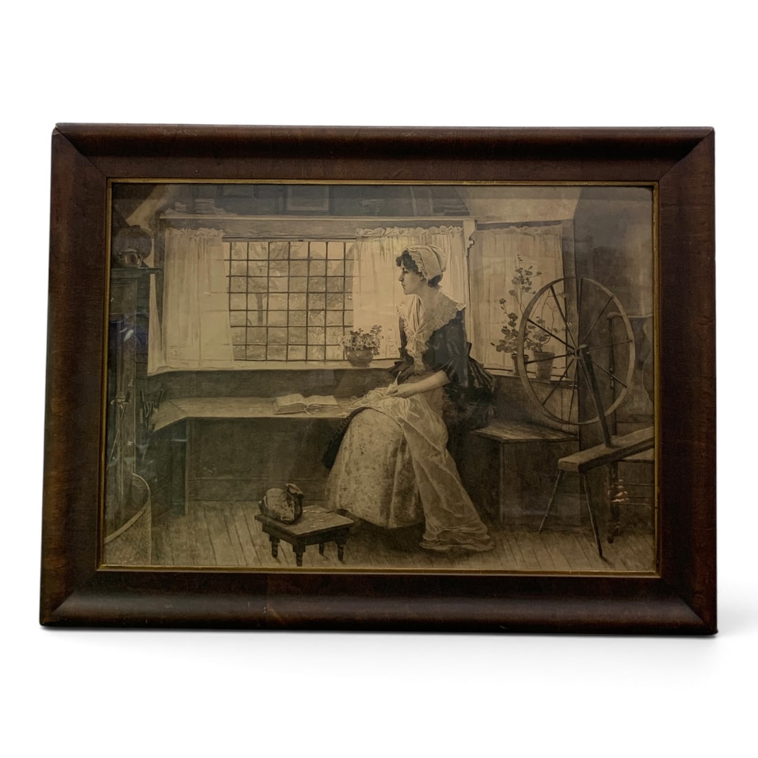 Vintage Framed Etching - 2