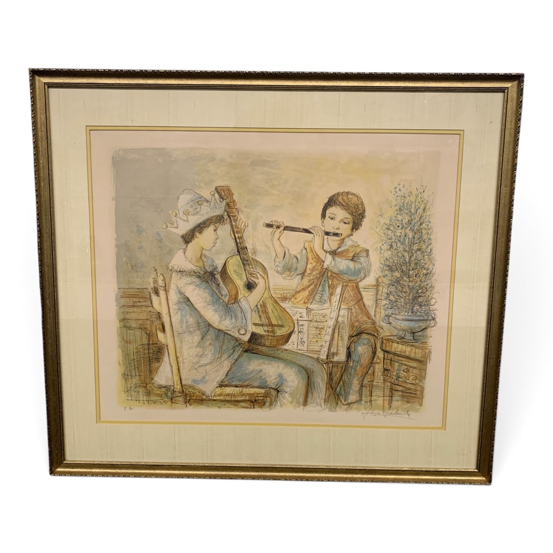 Jacques Lalande Pencil Signed Framed Lithograph - 2