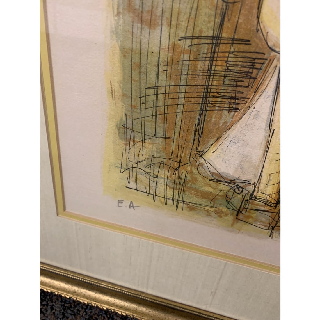 Jacques Lalande Pencil Signed Framed Lithograph - 3