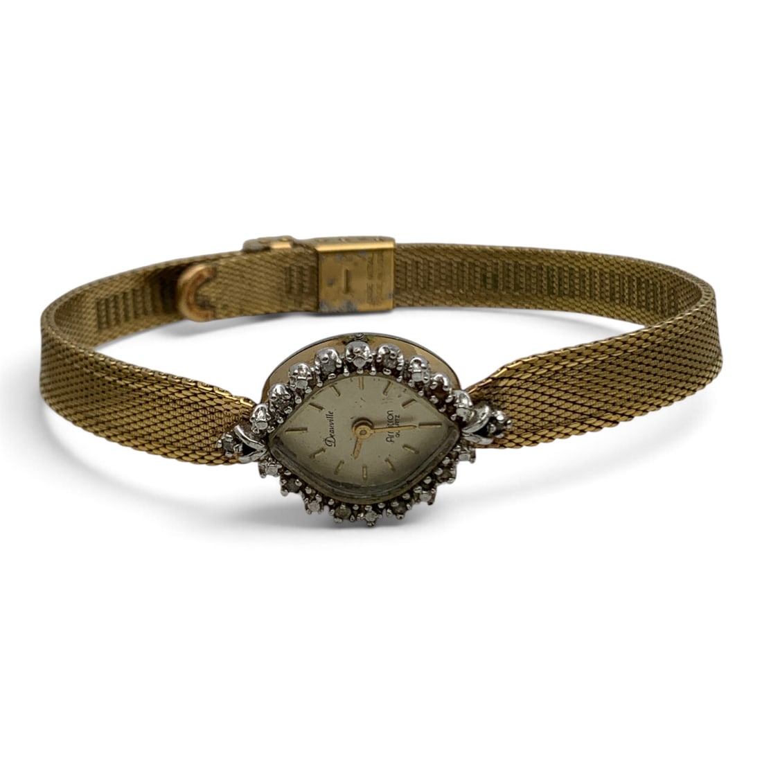 Vintage Deauville Gold Tone Women's Wrist Watch (1 of 7)