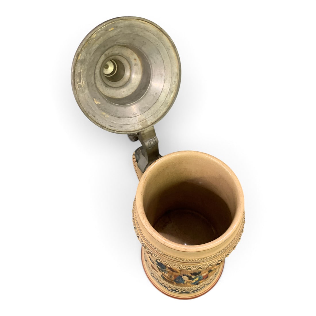 Vintage German Ceramic Beer Stein - 6