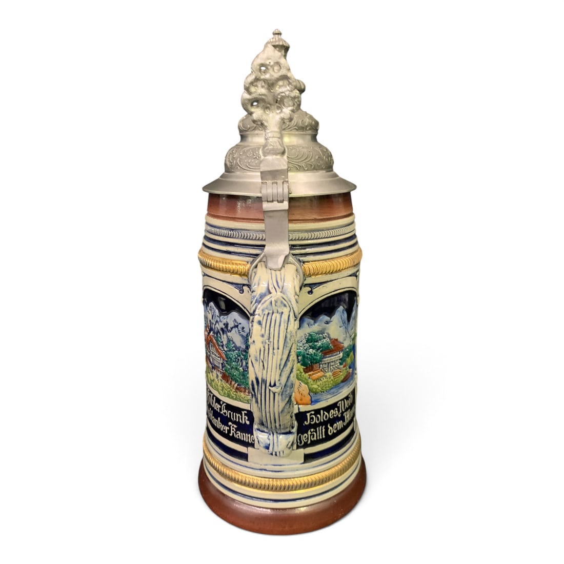 Vintage German Ceramic Beer Stein - 3