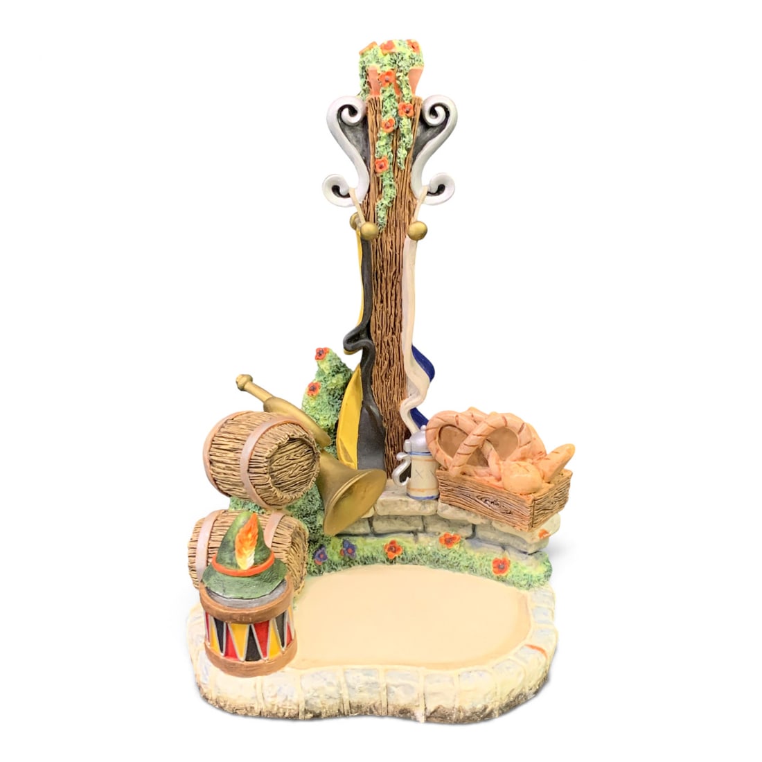 Vintage Hummelscape Display Stand, Oktoberfest: Vintage The Hummelscape Collection "oktoberfest" Display Stand Marked: The Hummelscape Collection, Oktoberfest, GoebelBears Sticker Tag: The Hummelscapes Collection, Oktoberfest, Mark # 1000- D,