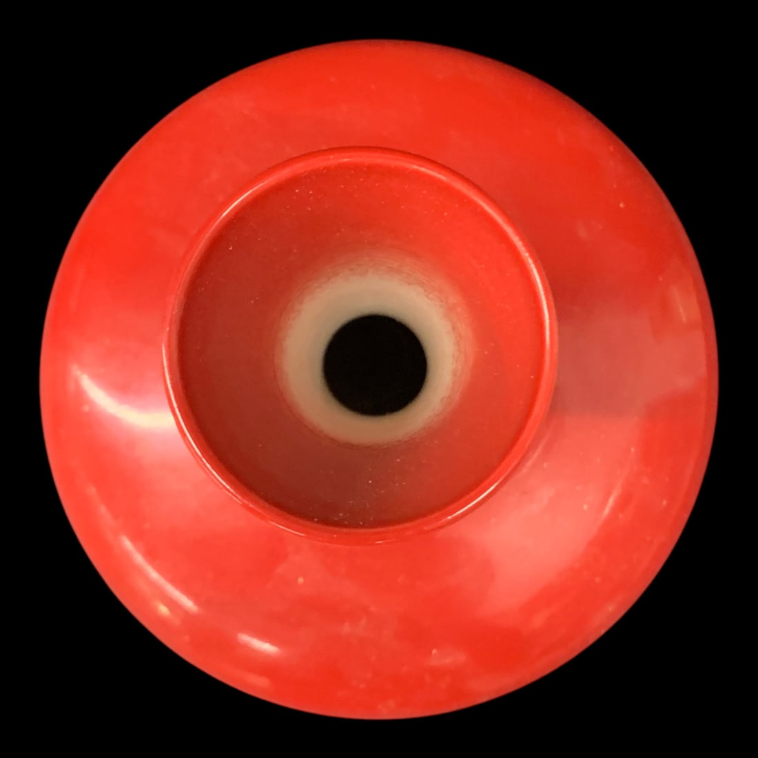 Chinese Signed Red Glazed Vase - 3