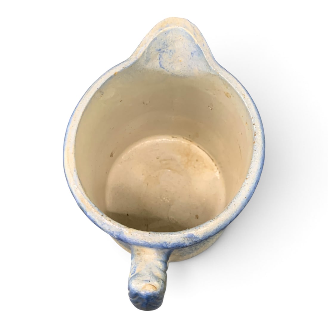 Antique Salt Glazed Stoneware Pitcher - 3