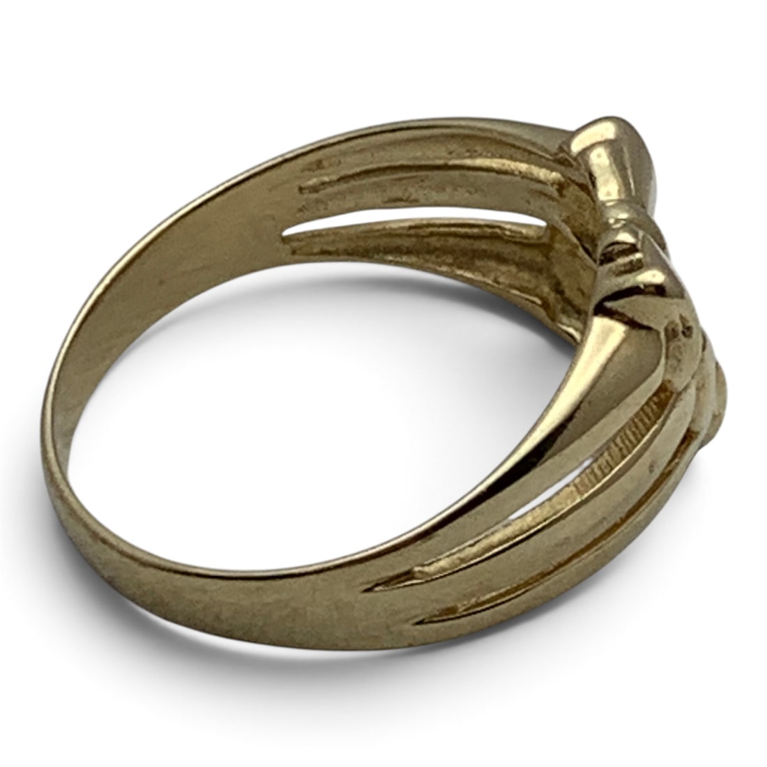 14k Yellow Gold Bow Ring - 2