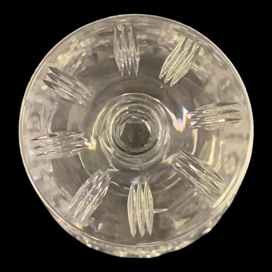 Vintage Pressed Glass Goblet - 4