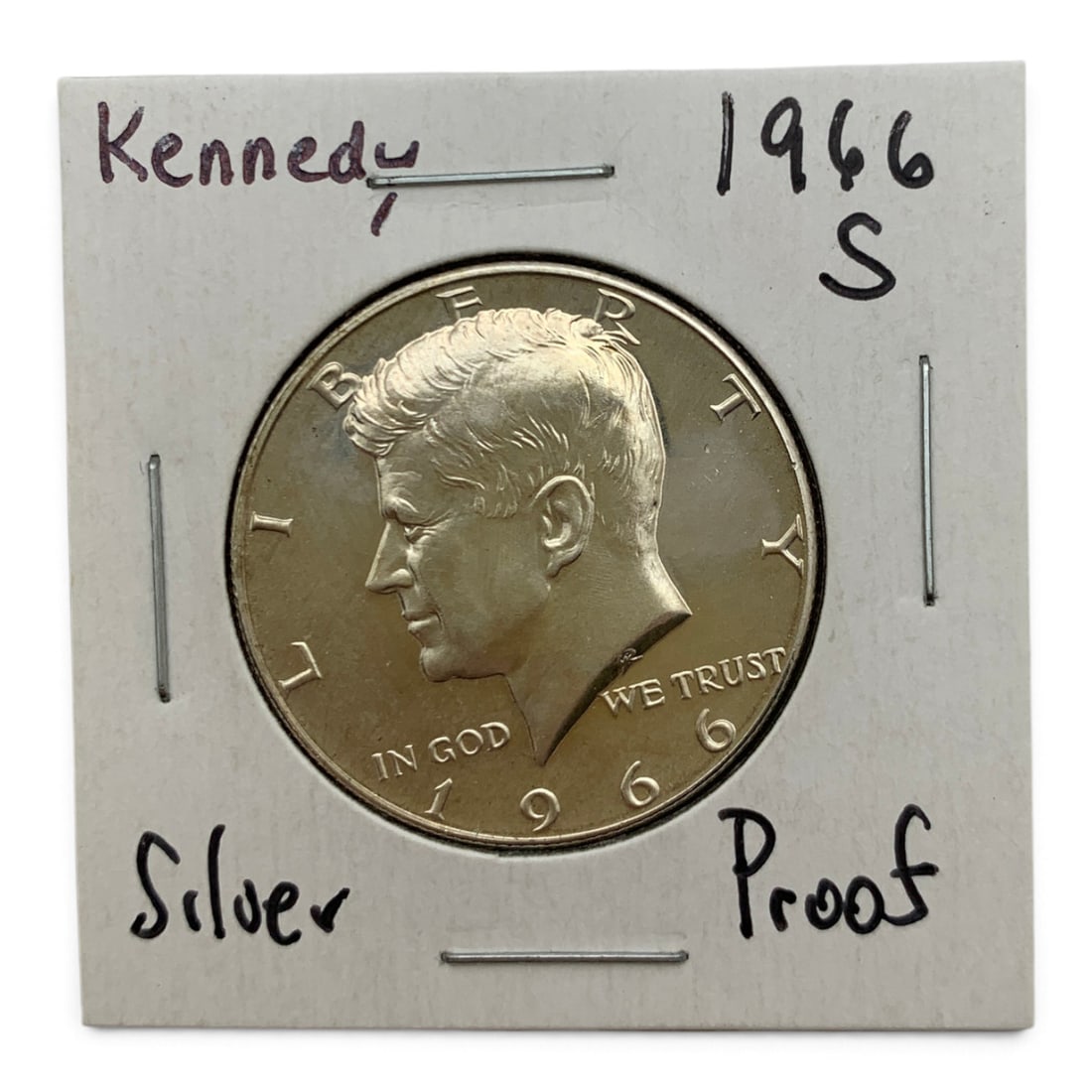 1966 S Silver Proof Kennedy Half Dollar: 1966 S Silver Proof Kennedy Half Dollar 40% Silver Content