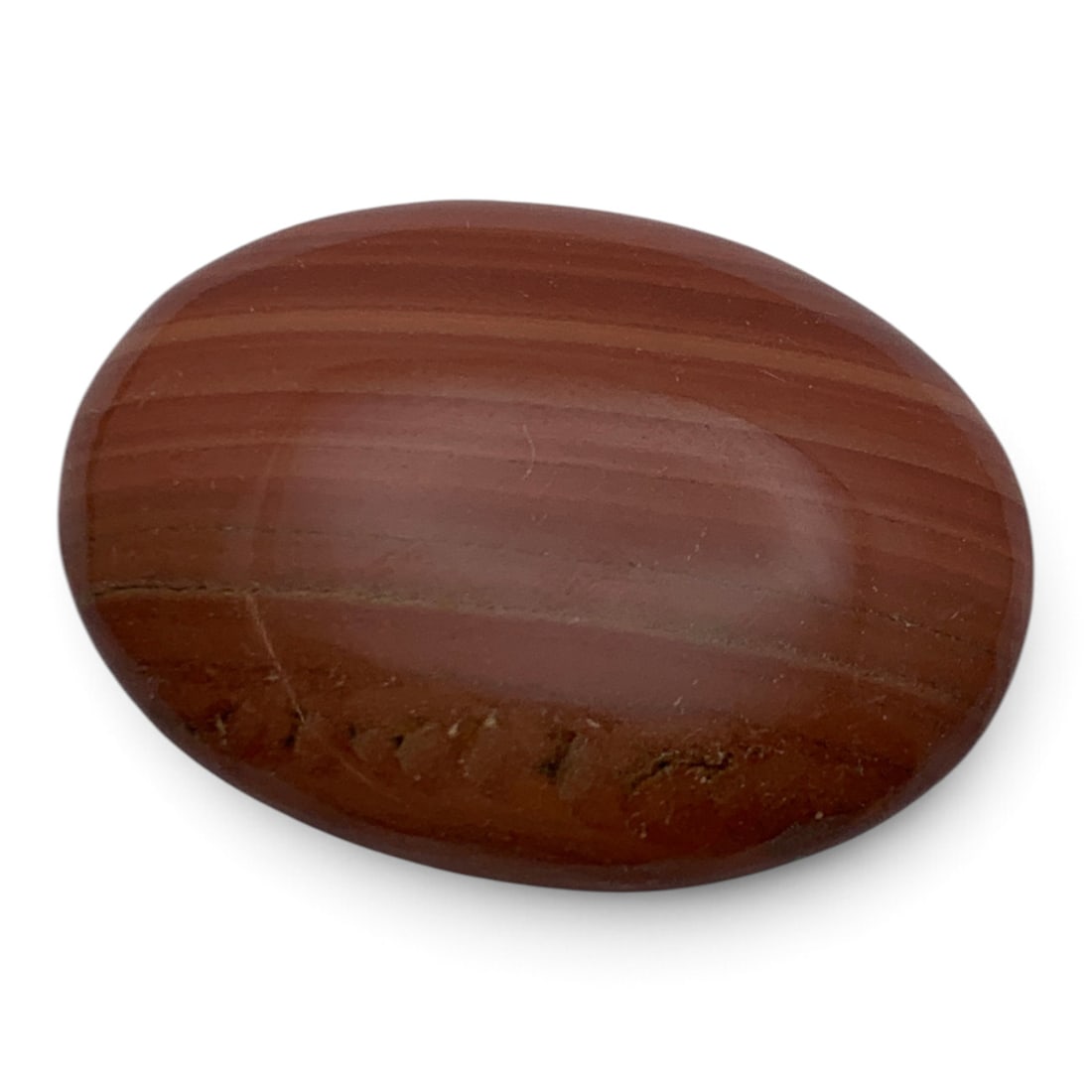Polished Orange Agate Cabochon: Polished Orange Agate Cabochon 30 X 40mm - 61.675ct
