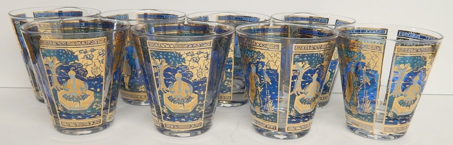 G.BRIAD ASIAN WISKEY GLASSES: 10 X 10 CM