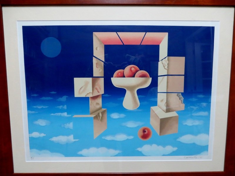 Mario Carreño (Cuba 1913-Chile 1999) Still Life: Mario Carreño (Cuba 1913-Chile 1999) Still Life 1995, Silk Screen 62/115, done in Portocarrero Print Shop in 1995 on heavy paper. Perfect condition with certificate of authenticity (certificate of th
