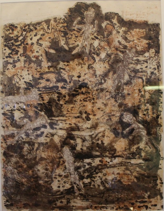 Jean Dubuffet limited edition print "Les Défricheurs": Jean Dubuffet limited edition print "Les Défricheurs" [The Pioneers]. Artist: Jean Dubuffet (French 1901 - 1985). Title: Les Défricheurs (Loreau IX, p. 35). Year: 1953. Medium: Color lithograph, on 