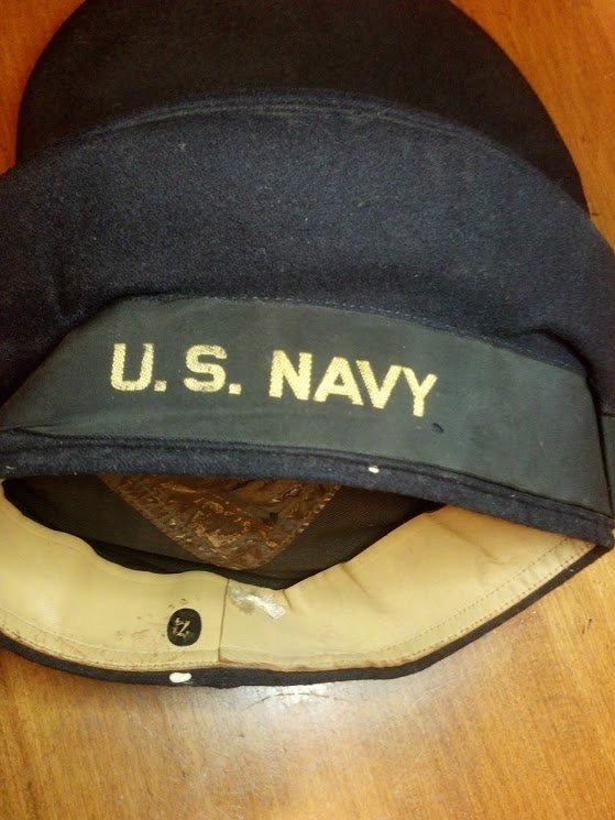 U.S. Navy WW2 Donald Duck Hat Set Named: Original Pair of Donald Duck Navy Hats. Named to original Veteran. From beautiful Veteran's estate near Norfolk.