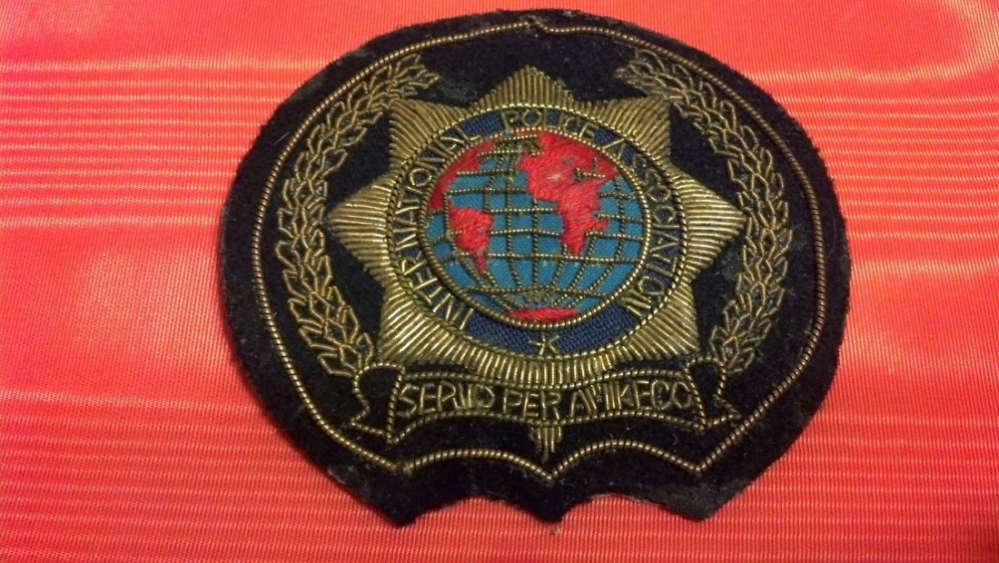 Interpol Bullion Patch: Unique Bullion International Police Patch from a West German Police Veteran.