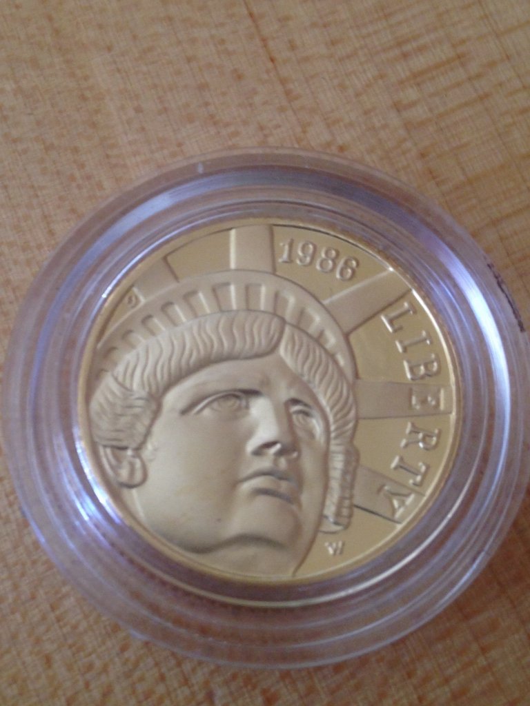 1986-W Statue of Liberty $5 Gold Half Eagle BEAUTIFUL!: Excellent Condition MS69 to MS70 1986-W Statue of Liberty $5 Gold Half Eagle.Never to be minted again, this one-year-only $5 gold commemorative honors the centennial of America’s beloved Statue of L