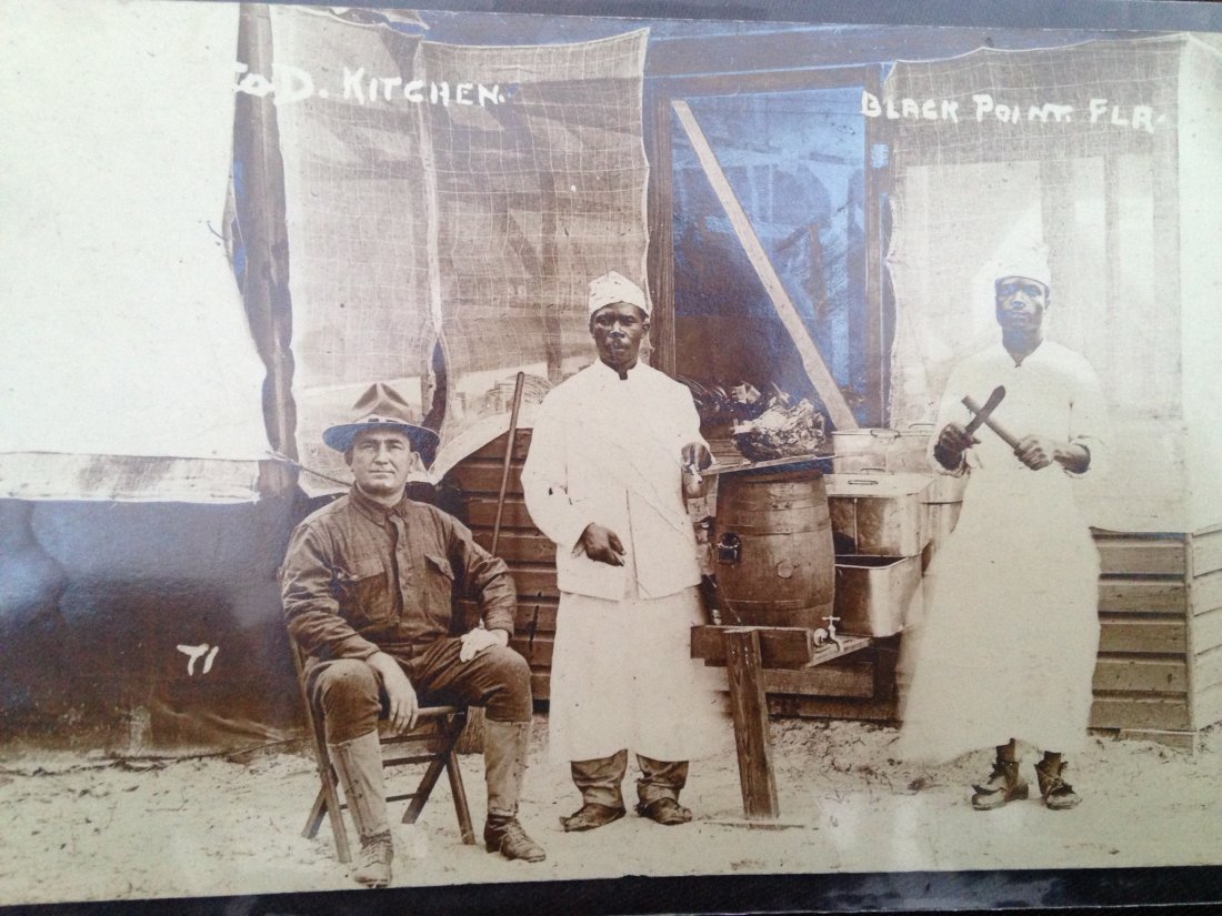 WWI Pre World War United States Post Card RARE: Rare Personalized picture postcard from pre WWI with Scenes of Regular U.S. Troops as well as integrated African American Service Members. Excellent and very unique pieces of Civil Rights History.