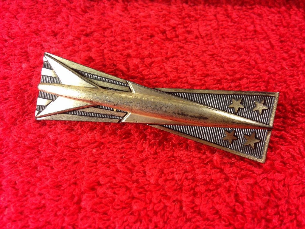 Sterling Silver 3" Missile Pin U.S. Air Force Cold War (1 of 3)
