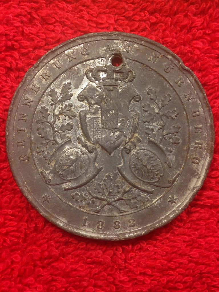 Dated German pre WWI Medal 1882 from German Vet (1 of 2)