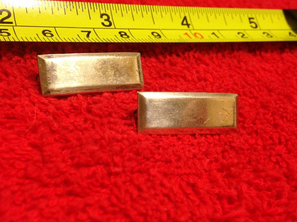 1st Lieutenant Sterling Silver WW2 Rank Insigia (1 of 2)