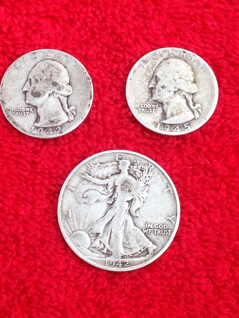 War Time Silver 90% $1.00 Face Value Lot WW2 (1 of 2)