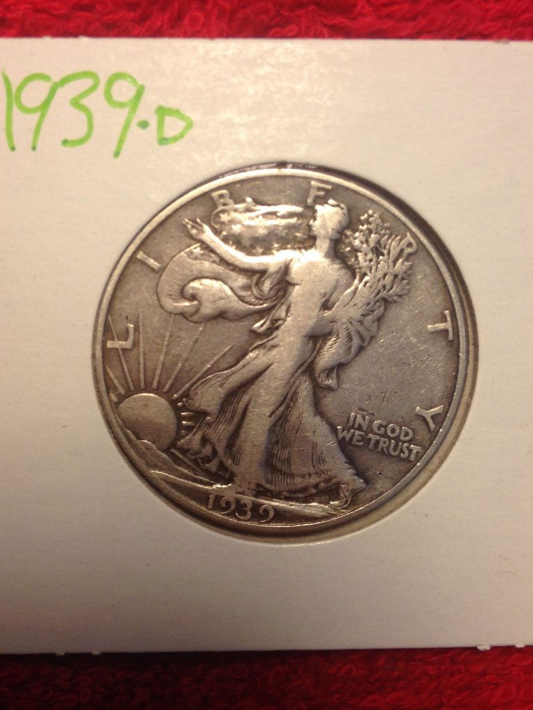 Walking Liberty Half Dollar 90% Silver from Book Set (1 of 2)