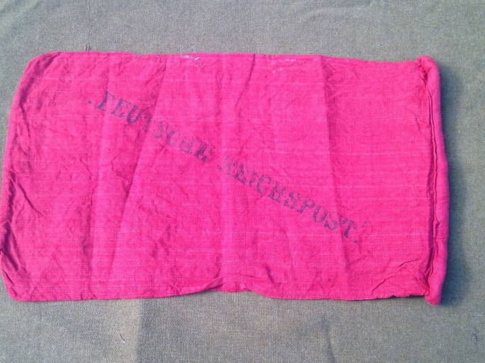 Nazi German Reichspost Air Mail Bag Ww2 Medium Size