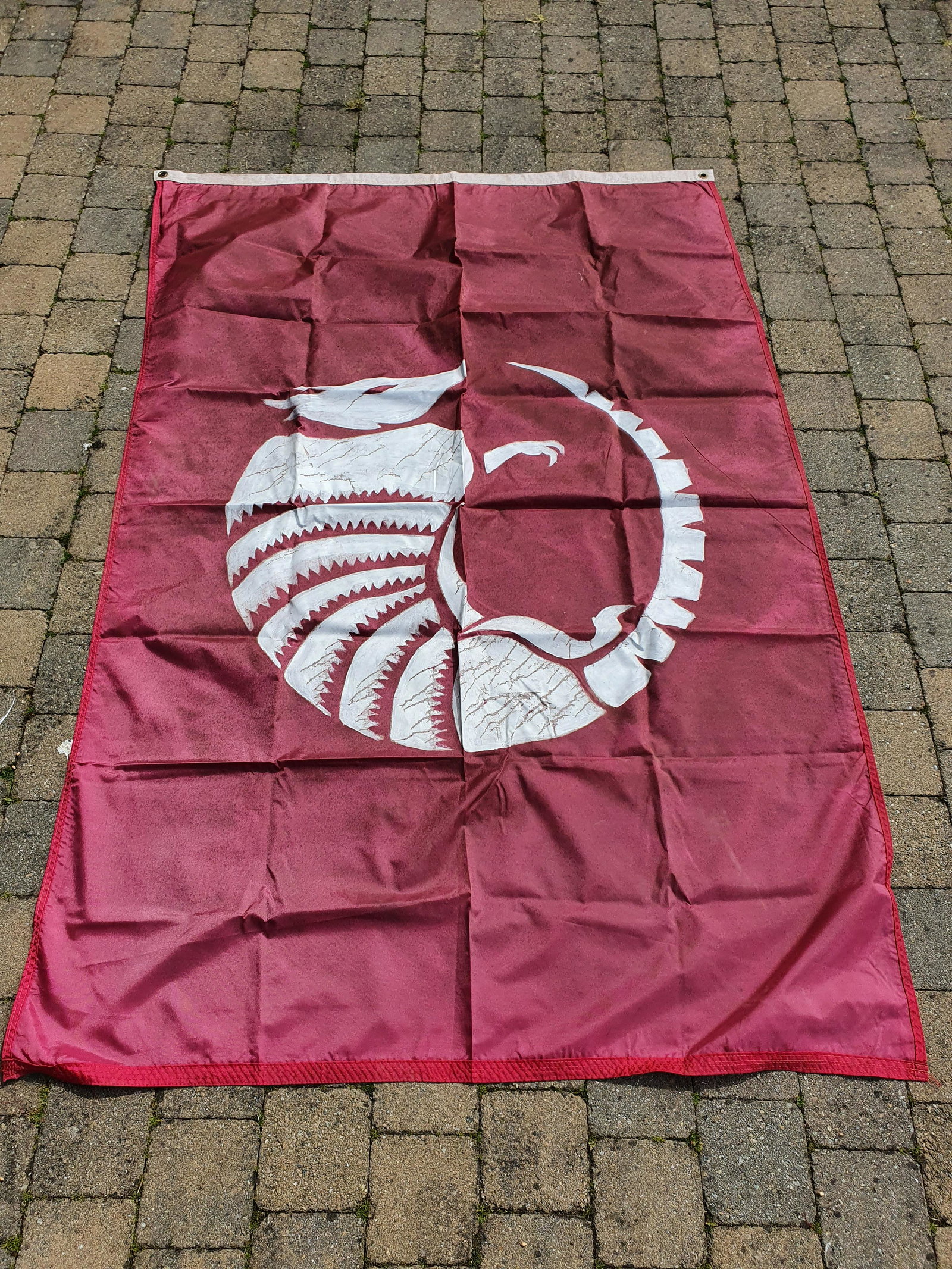 A large Armadillo Territory Flag. (1) (19).: A large Armadillo Territory Flag. (1) (19).