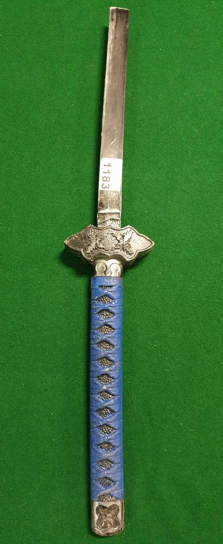 BOWLER HAT NAGINATAS: A Bowler Hat Sword handle on half: BOWLER HAT NAGINATAS: A Bowler Hat Sword handle on half shaft only. . (1) (24) AP 70.