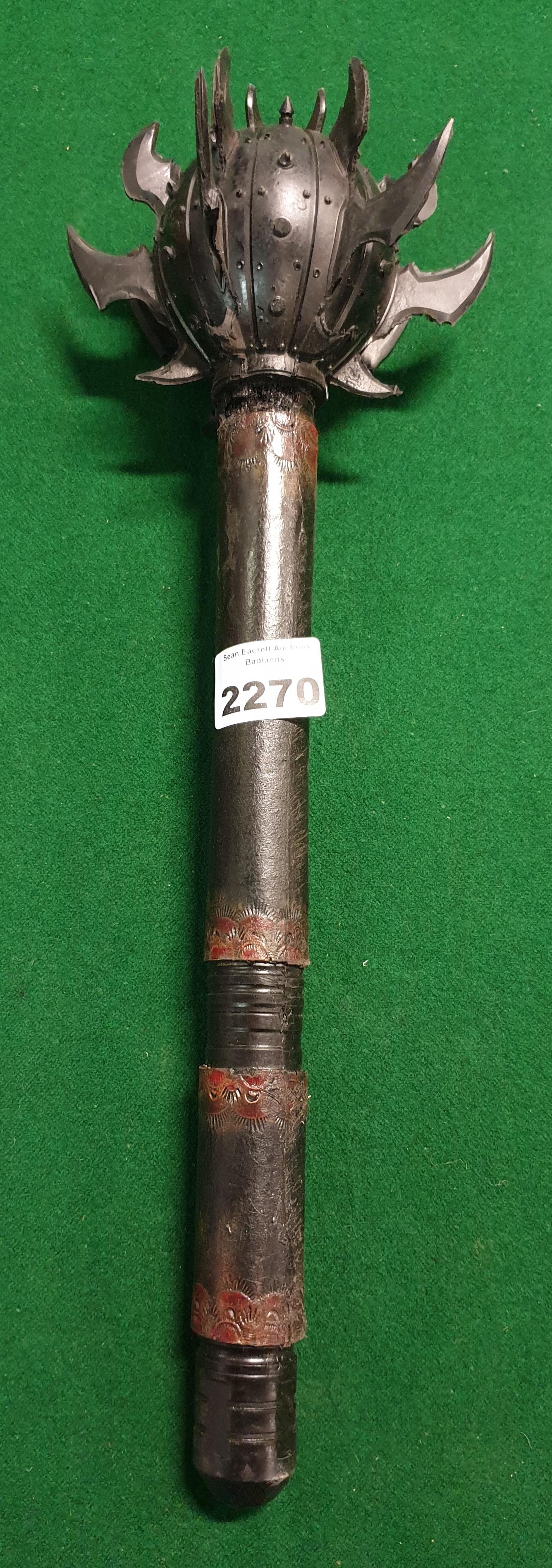 A Black Lotus Mace (Prop). (1) (24) AP 127.: A Black Lotus Mace (Prop). (1) (24) AP 127.