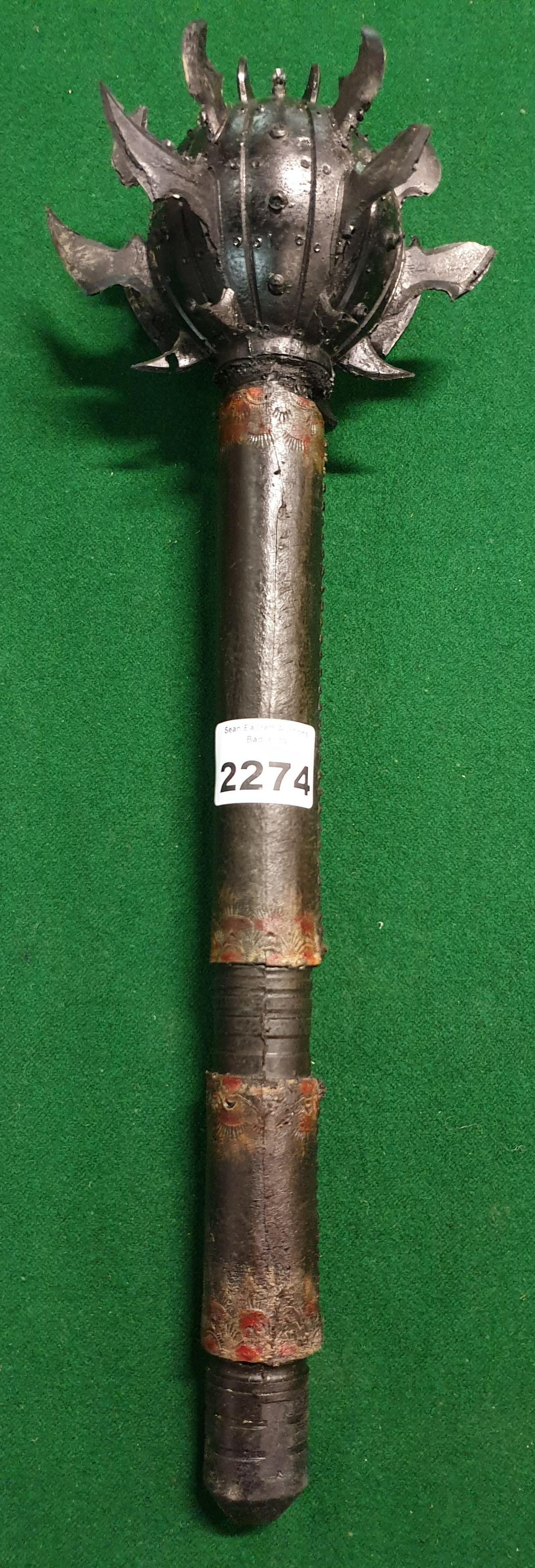A Black Lotus Mace (Prop). (1) (24) AP 127.: A Black Lotus Mace (Prop). (1) (24) AP 127.