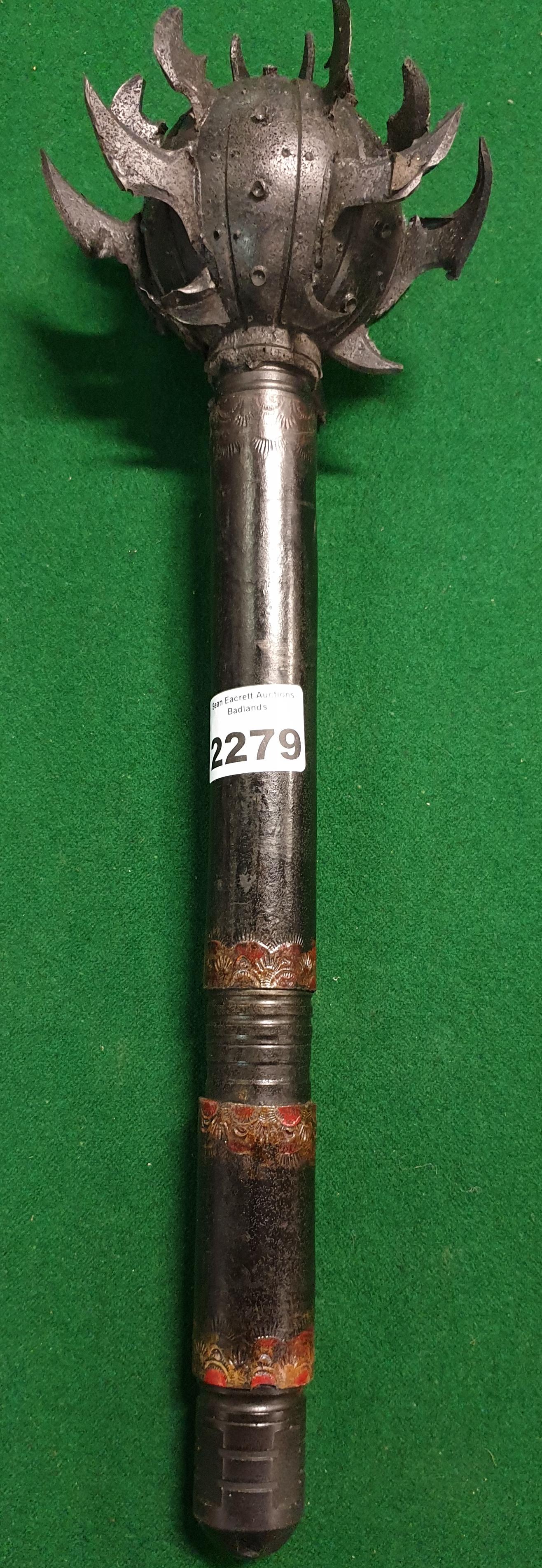 A Black Lotus Mace (Prop). (1) (24) AP 127.: A Black Lotus Mace (Prop). (1) (24) AP 127.