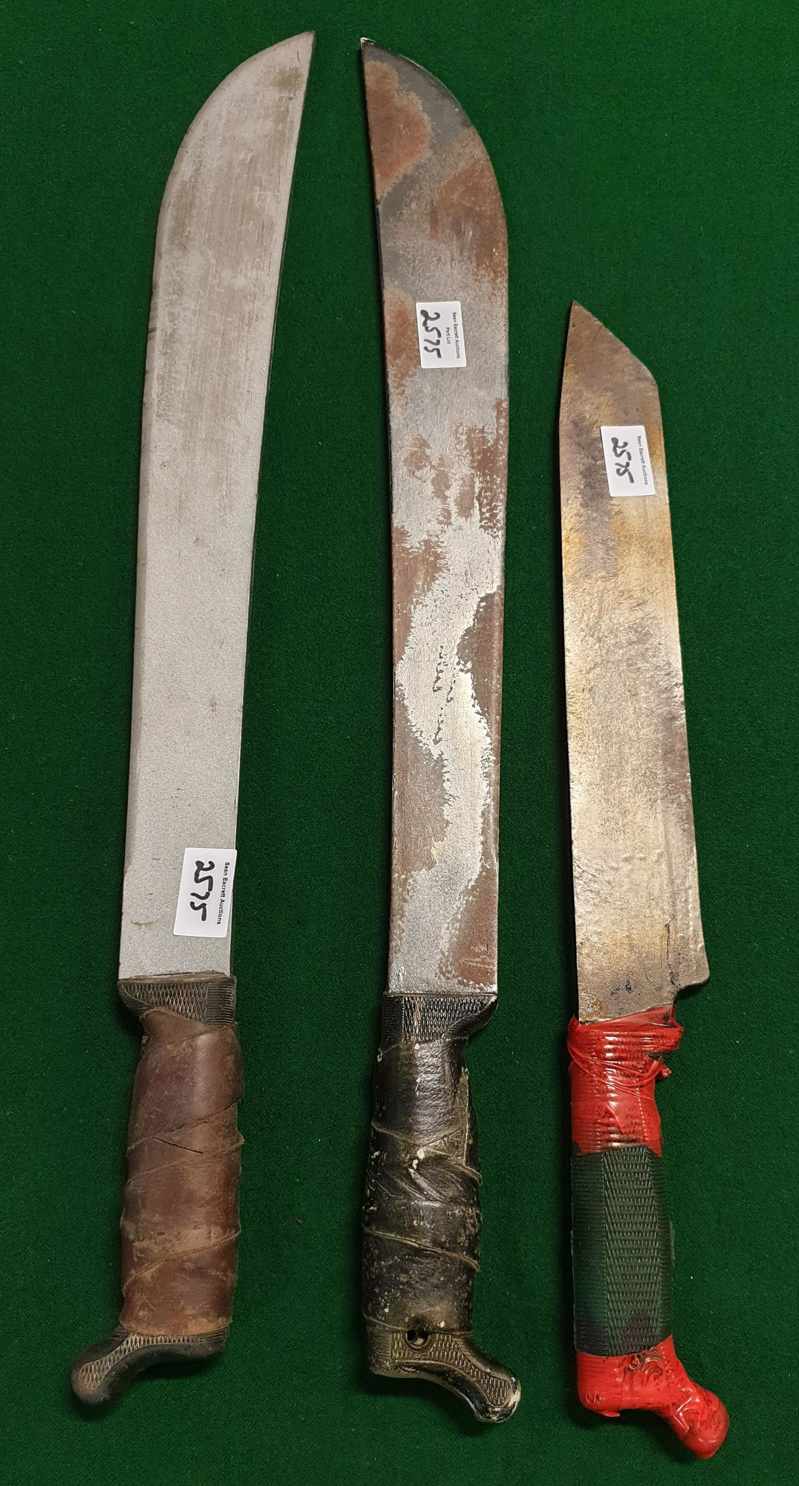 A group of six Machetes. (Prop). (6) (24) AP 36.: A group of six Machetes. (Prop). (6) (24) AP 36.