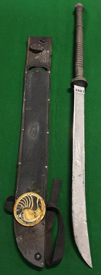 Four Loyalist carved Machetes.(Prop)(AP 165).: Four Loyalist carved Machetes.(Prop)(AP 165).