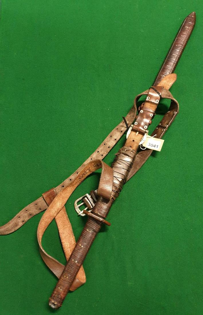SUNNY IS PLAYED BY DANIEL WU. Sunny's Refugee Sword: SUNNY IS PLAYED BY DANIEL WU. Sunny's Refugee Sword with steel blade and leather embossed Scabbard and Belt. "An Arms license is required if bought in Ireland". (AP02)