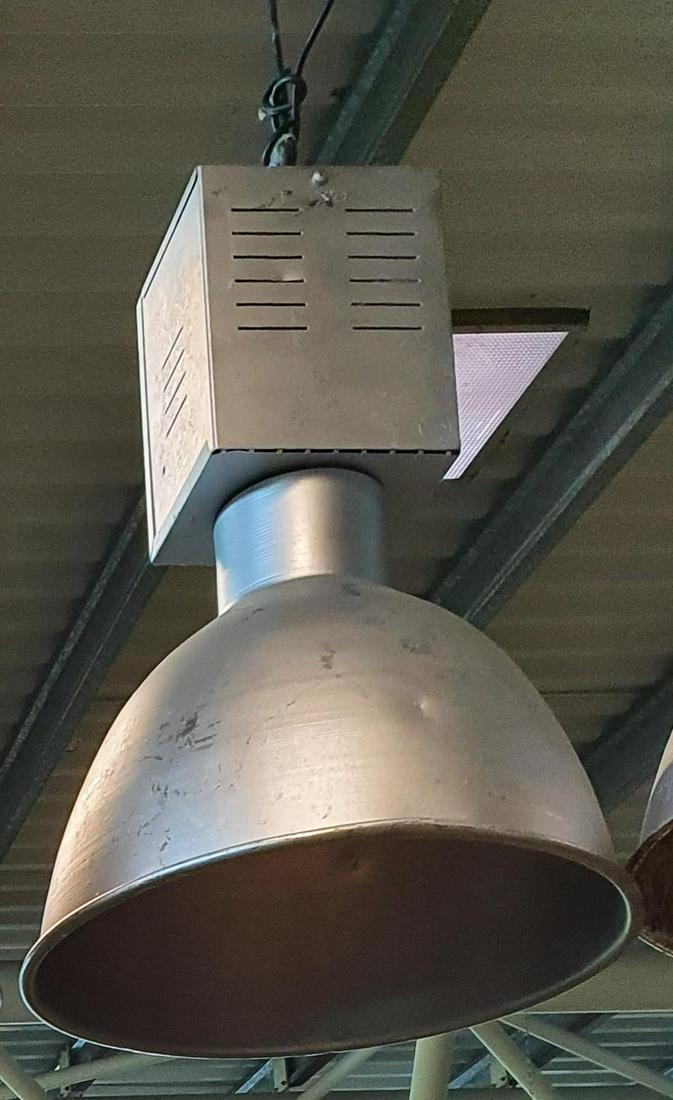 A large Industrial Light. (1) (8 Hanging).: A large Industrial Light. (1) (8 Hanging).
