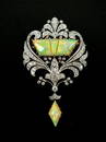 An early 20th century diamond and opal set brooch,